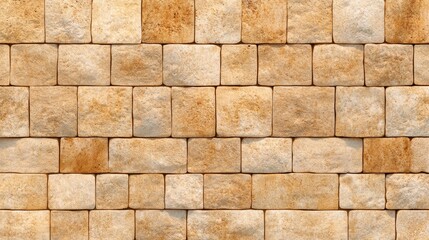 Naklejka premium Rustic charm, a textured stone wall background with varying shapes and sizes of blocks for design inspiration