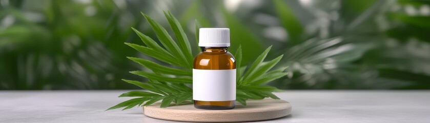 Closeup of a single bottle, detailed examination of its potential label and contents