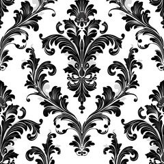 Vintage classic pattern on white background