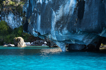 Capilla de marmol en la Patagonia chilena 