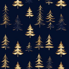 Holiday repetitive tile patterns for wrapping paper for Gift box
