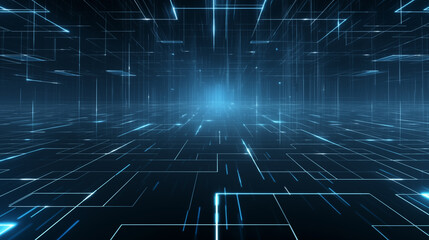 Obraz premium Abstract structure computer technology business background wallpaper 