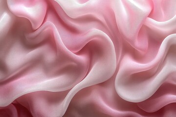 Fototapeta premium Soft pink silk fabric with a gradient. This image can be used for fashion, beauty, or design projects.