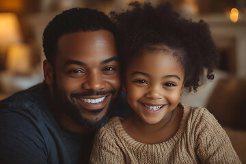 A family spending quality time together in a cozy living room, gathered around the TV or playing a board game, enjoying a warm and relaxing evening.
