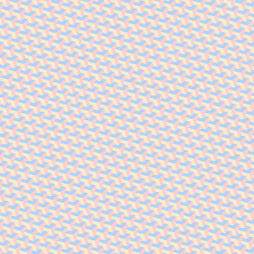 Varying Pastel Hues Alternating Color Checkerboard Style Tapered Block Cube Pyramid Pattern 1088