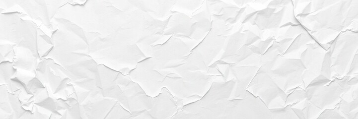 Fototapeta premium Close-up of crumpled paper with intricate fold texture, concept, abstract