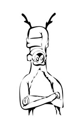 Weihnachten mit Rentie4 Rudolph