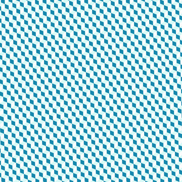 Varying Hues Alternating Color Checkerboard Style Tapered Block Cube Pyramid Pattern 1096