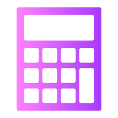 calculator gradient icon