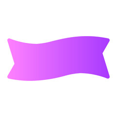 ribbon gradient icon