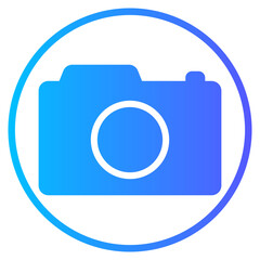 camera gradient icon