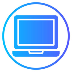 laptop gradient icon