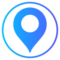 location gradient icon