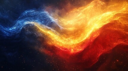 Moldovan Flag in Vibrant Textured Waves. Generative AI