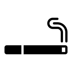 cigarette glyph icon