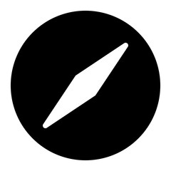 compass glyph icon