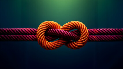 Unity and Strength Concept . Team rope diverse strength connect partnership together teamwork unity communicate support. Strong diverse network rope team concept integrate cooperation empower power.