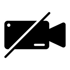 video glyph icon