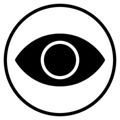 eye glyph icon