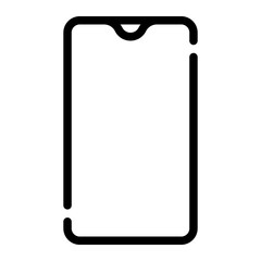 smartphone line icon