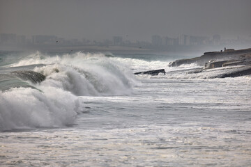 The power of water in motion. Nature’s relentless sculptor, carving cliffs and reshaping shores. A reminder that even the strongest foundations are no match for time and tide. Caplina Chorrillos Peru