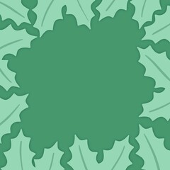 winter christmas green leaf background