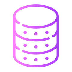 database gradient icon