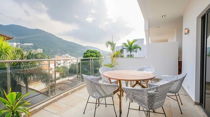 Top Floor Outdoor Terrace - a serene and inviting space. The terrace offers a perfect blend of comfort and elegance, ideal for relaxation and enjoyment.