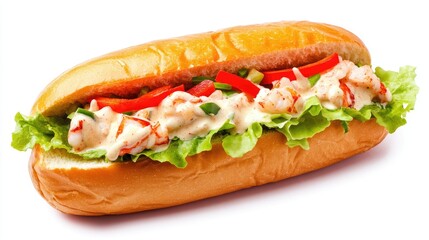 Delectable Lobster Roll Close-Up