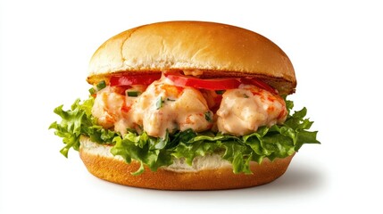 Delicious Lobster Roll with Fresh Ingredients