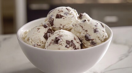 Creamy Chocolate Chip Cookie Dough Ice Cream