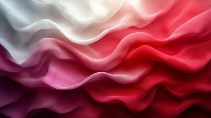 Obraz premium Latvia Flag Fabric Background. Generative AI