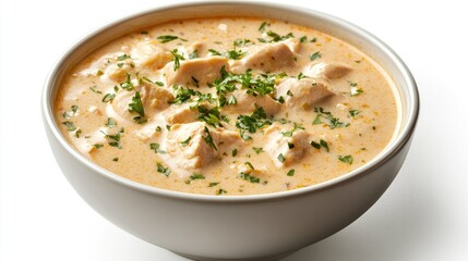 Creamy Chicken Curry Bowl with Fresh Herbs