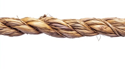 Close-Up of Natural Rope Coil