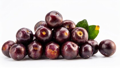 Maqui berry on white background. Maqui berry Fruit Isolated.
