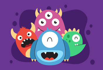 monster character illustration