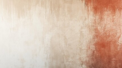 Fototapeta premium Abstract Textured Wall with White, Beige, and Red Tones