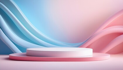 Abstract pink and blue background