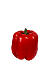 red paprika isolated on white background
