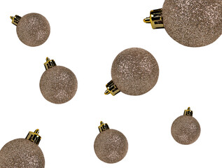 set of kinds of christmas decorations