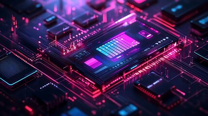 Obraz premium Explore how advanced technology shapes modern computing