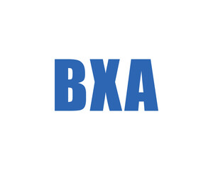 BXA Logo design vector template. BXA