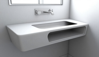 Minimalist and unique interior design in the house