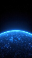 Fototapeta premium Digital Earth Network Connections Global Communication Concept