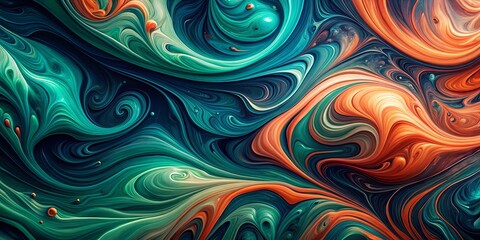 A Symphony of Curving Hues, A Kaleidoscope of Swirling Colors