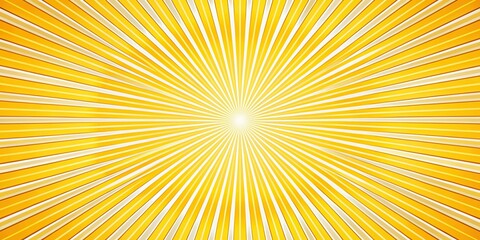 Fototapeta premium Abstract Radiating Lines of Warm Yellow and White Hues Converge to a Glowing Center