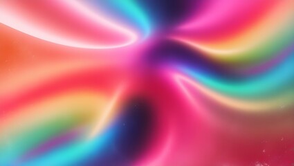 Obraz premium Vibrant bright neon hues merging into a gradient