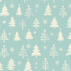 Obraz premium Holiday repetitive tile patterns for wrapping paper for Gift box