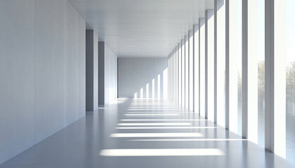 Obraz premium Minimalist and unique interior design in the house