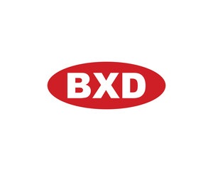 BXD logo design vector template. BXD